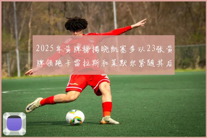 2025年黄牌榜揭晓凯塞多以23张黄牌领跑卡雷拉斯和莱默尔紧随其后